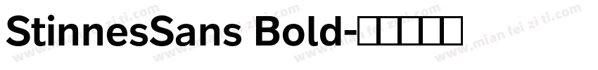 StinnesSans Bold字体转换